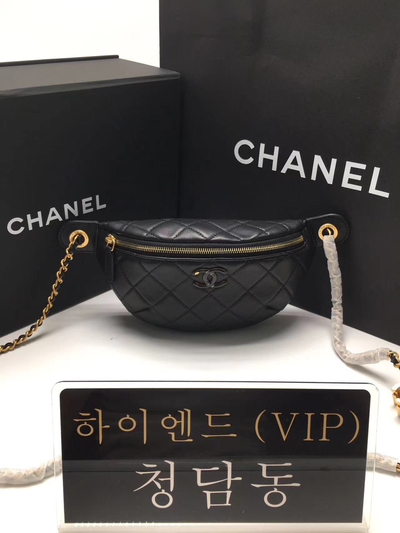 샤넬 24A 에나멜 CC로고 범백