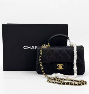 샤넬 클래식 탑핸들 뉴미니 캐비어