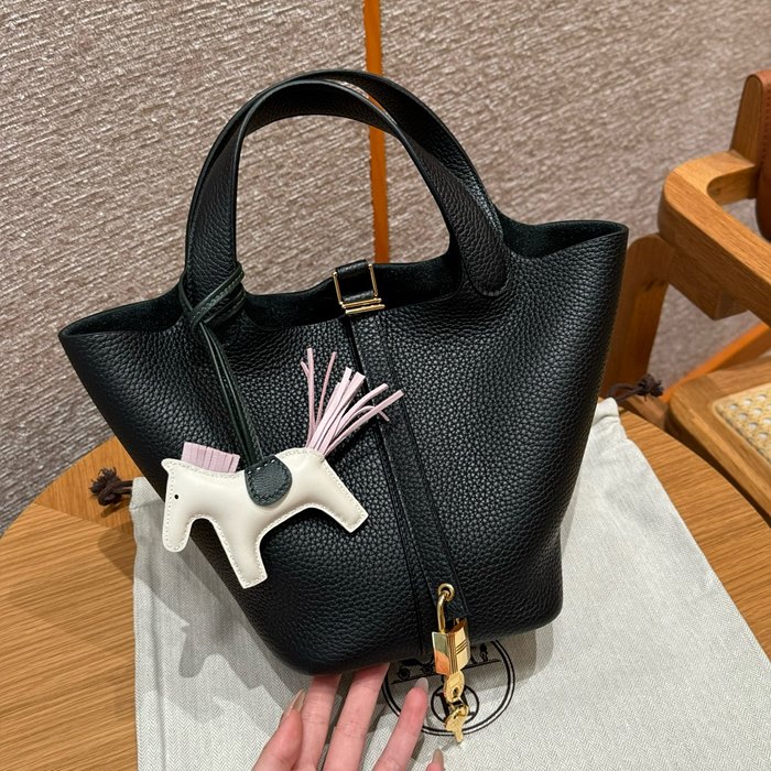 에르메스 피코탄18 올수공 (금장/은장) (컬러 블랙)