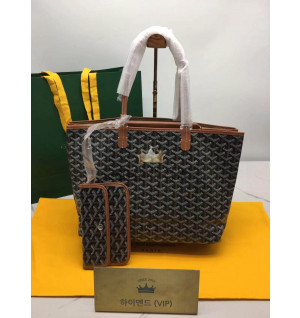 고야드 이사벨 클래식 스페셜 컬러 토트백 PM (컬러 블랙브라운)