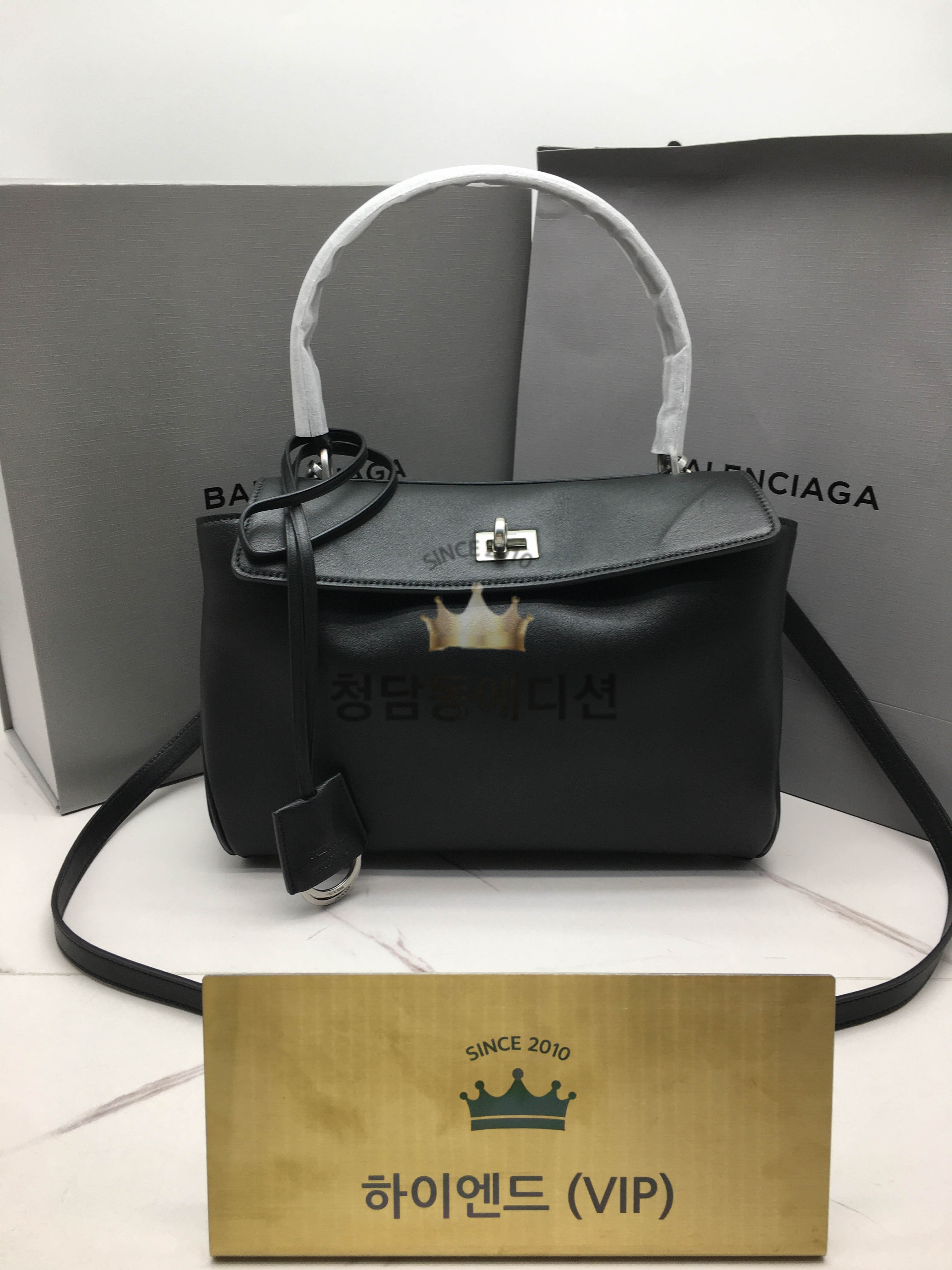 발렌시아가 로데오 스몰 핸드백 (버클컬러 은장)