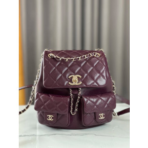 샤넬 듀마 투포켓 백팩 카프스킨 캐비어 (2size) (하이엔드급)