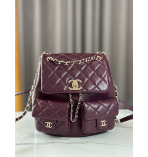 샤넬 듀마 투포켓 백팩 카프스킨 캐비어 (2size) (하이엔드급)