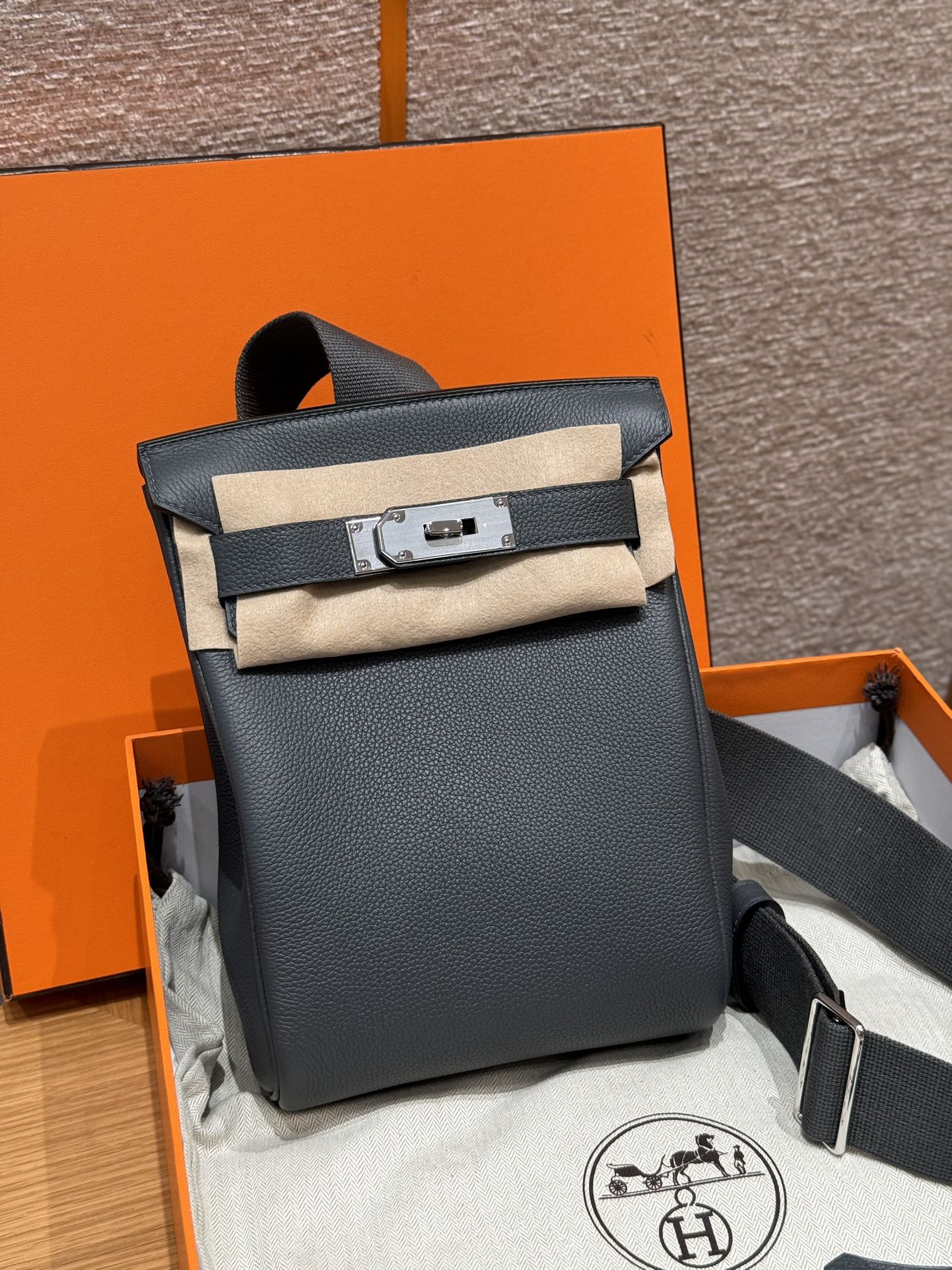 에르메스 핵아도 올수공 PM (컬러 그리스미스티)