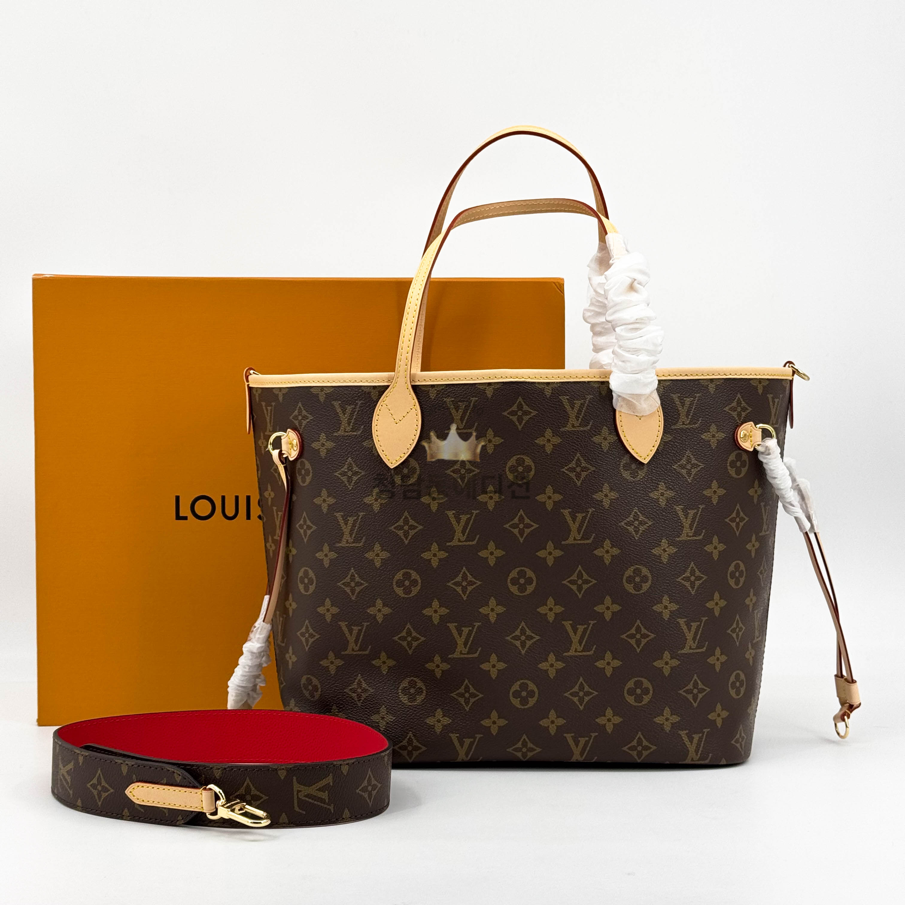 루이비통 네버풀 반둘리에 인사이드 아웃 MM