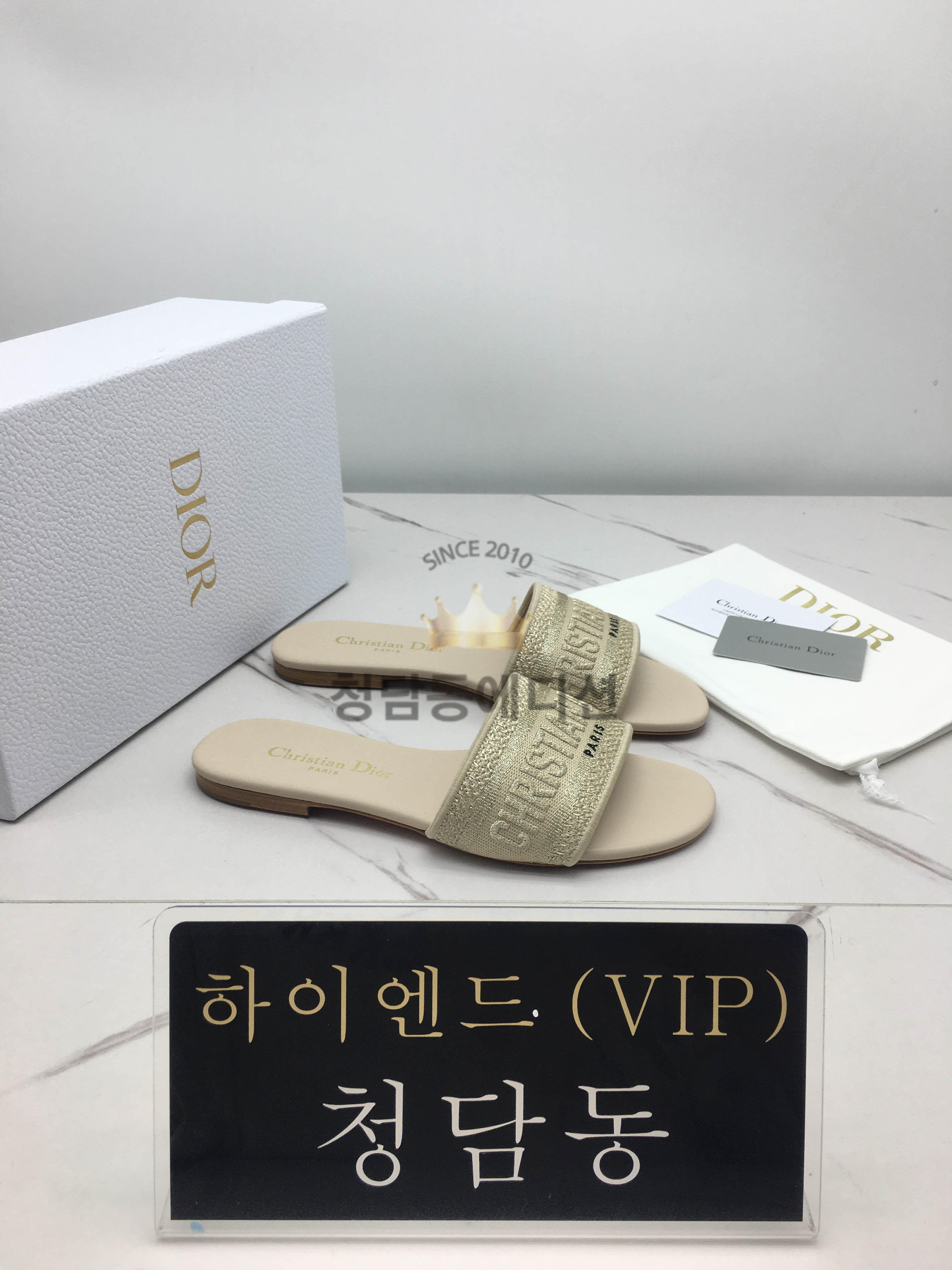 디올 디웨이 뮬 (1cm)