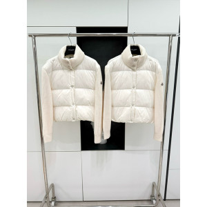 몽클레어 패딩 울 하이넥 가디건