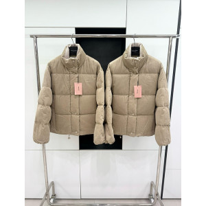 미우미우 코듀로이 다운 패딩