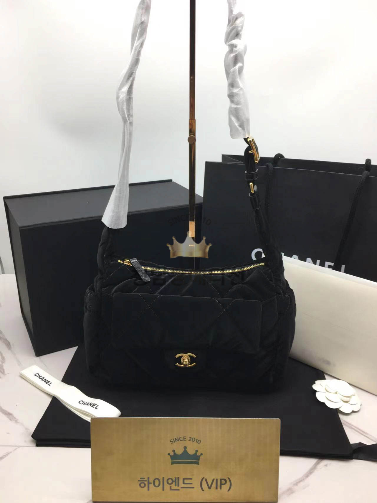 샤넬 코코네쥬 볼링백 (2size)