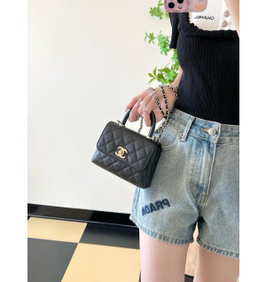 샤넬 코코핸들 마이크로 라이트골드