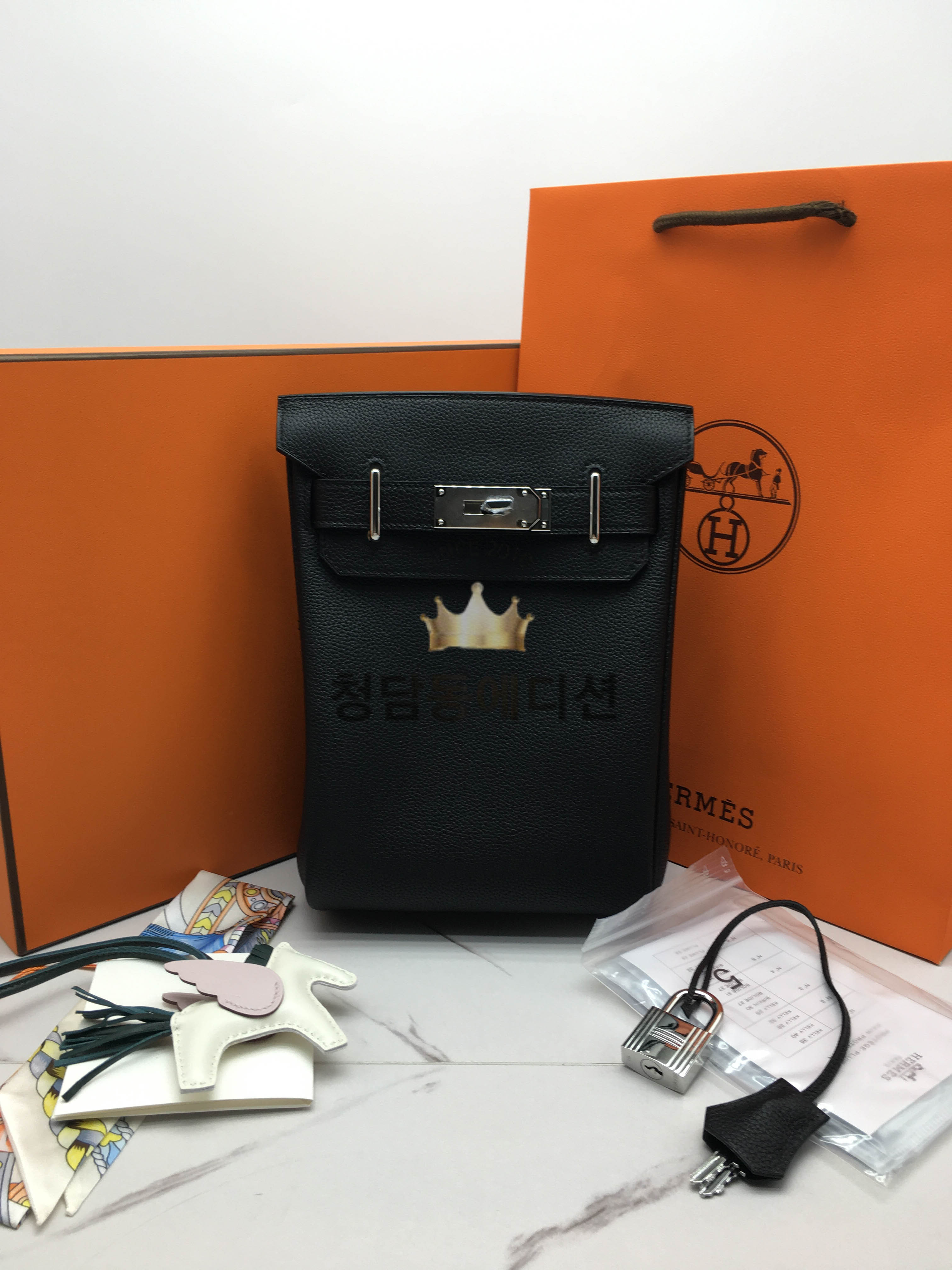 에르메스 핵아도 올수공 PM (컬러 누아)