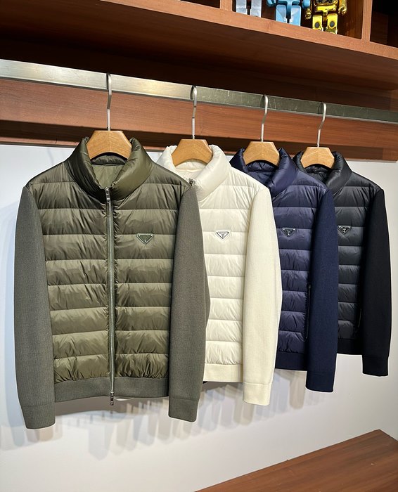 프라다 24fw 다운 패딩가디건 (4color) (남성용)