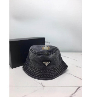 프라다 데님 버킷햇