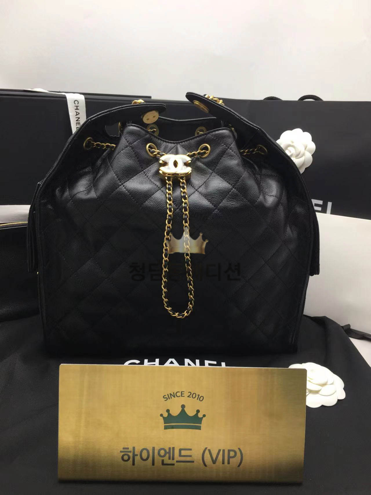 샤넬 25C 크루즈 뉴 호보백 미디움 (25백)