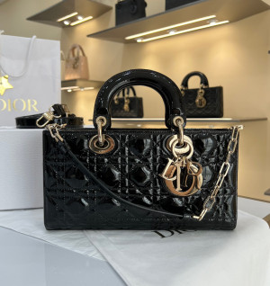 디올 CD D-JOY 까나쥬 숄더백 미디움 페이던트 (upgrade ver.)