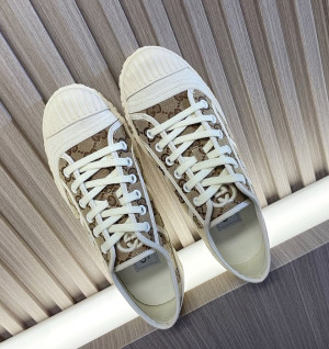 구찌 캔버스 스니커즈