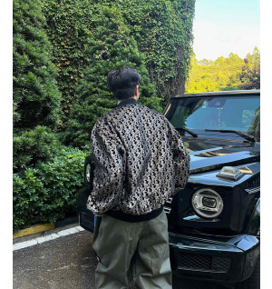 디올 시퀸 자수 오블리크 자켓 (남성용)