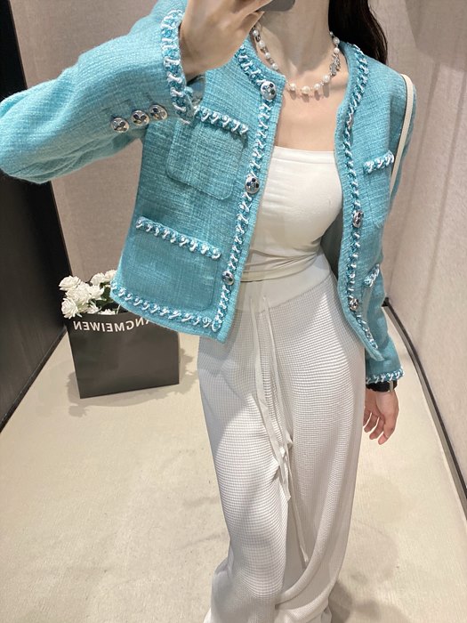 샤넬 트위드 자켓