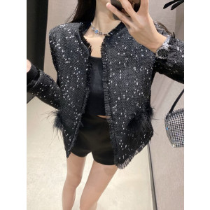 샤넬 트위드 자켓