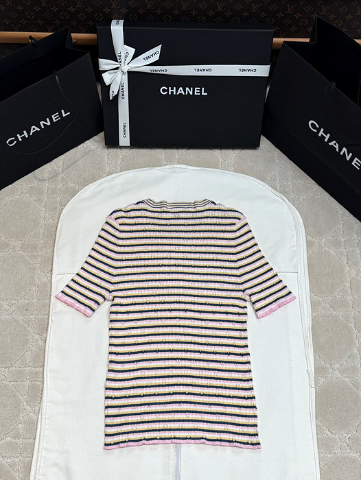 샤넬 25P 스트라이프 반팔