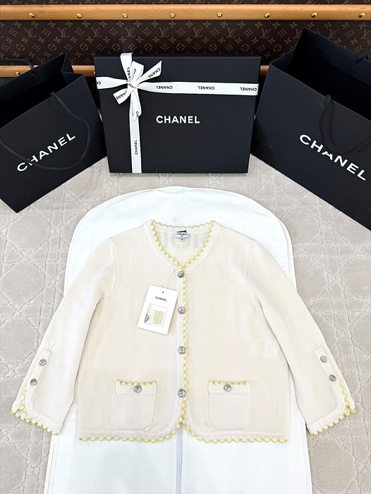 샤넬 25C 캐시미어 가디건