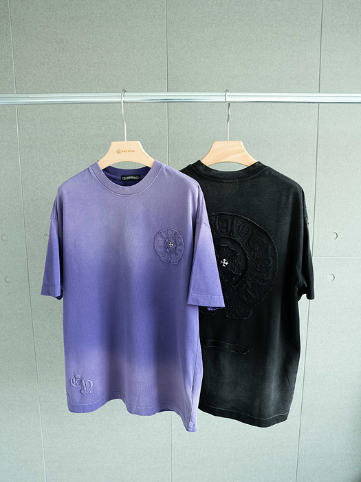 크롬하츠 반팔 (남성용) (컬러 퍼플,블랙)