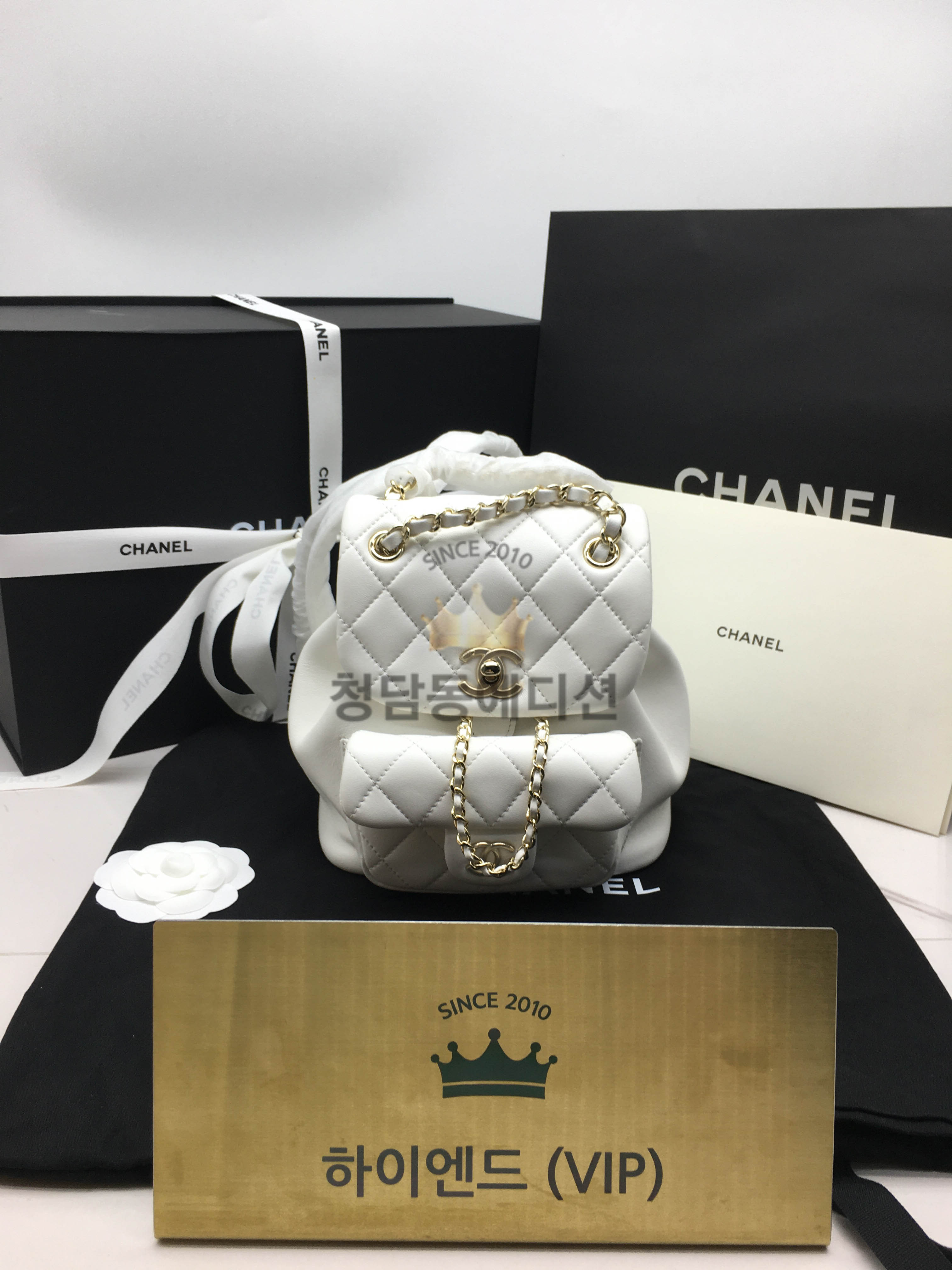 샤넬 듀마 백팩 스몰 카프스킨 캐비어 (하이엔드급)