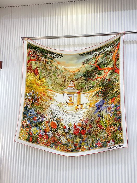 루이비통 실크 스카프