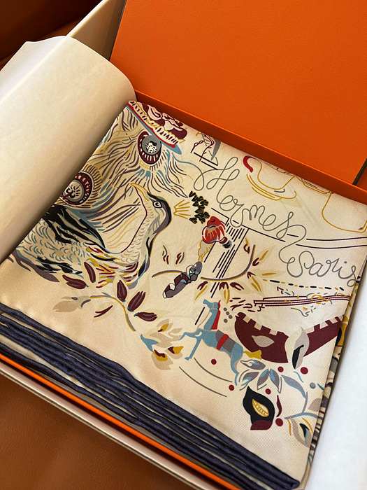 에르메스 실크 스카프