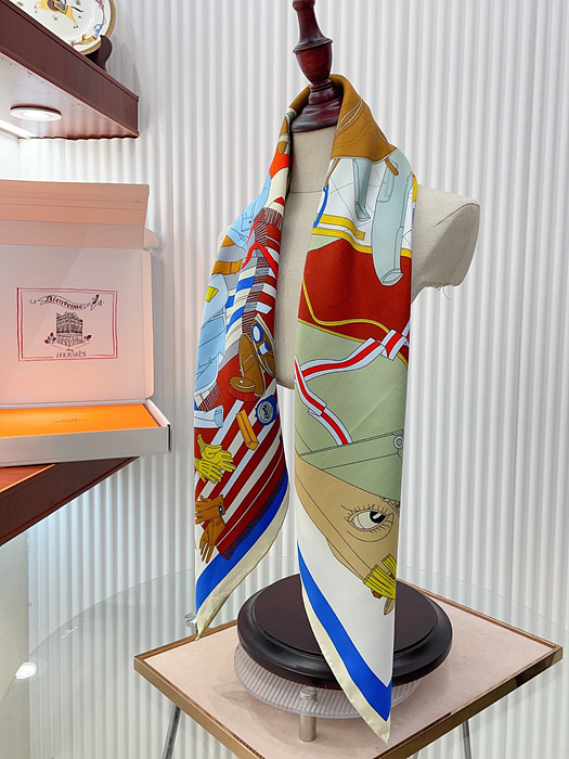 에르메스 실크 스카프