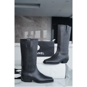 샤넬 23S 스몰 스퀘어 토 부츠