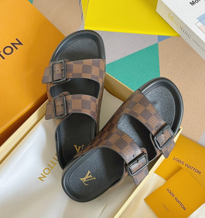 루이비통 23SS 다미에 슬라이드 (남성용)
