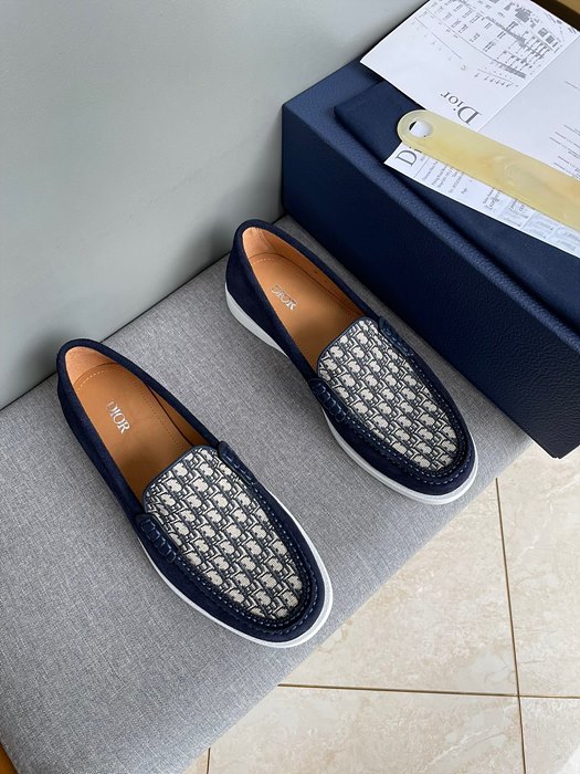 디올 스웨이드 오블리크 로퍼 (남성용)