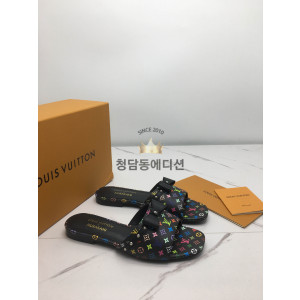 루이비통 x 무라카미 플랫 뮬