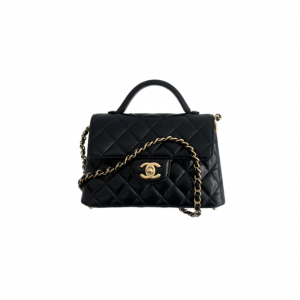 샤넬 탑 핸들 골드 메탈 플랩백 스몰 AS5355