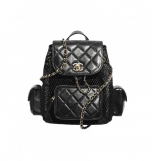 샤넬 25SS 메쉬 네트 체인 듀마 백팩 램스킨 블랙 AS5484 미디움 (하이엔드급)