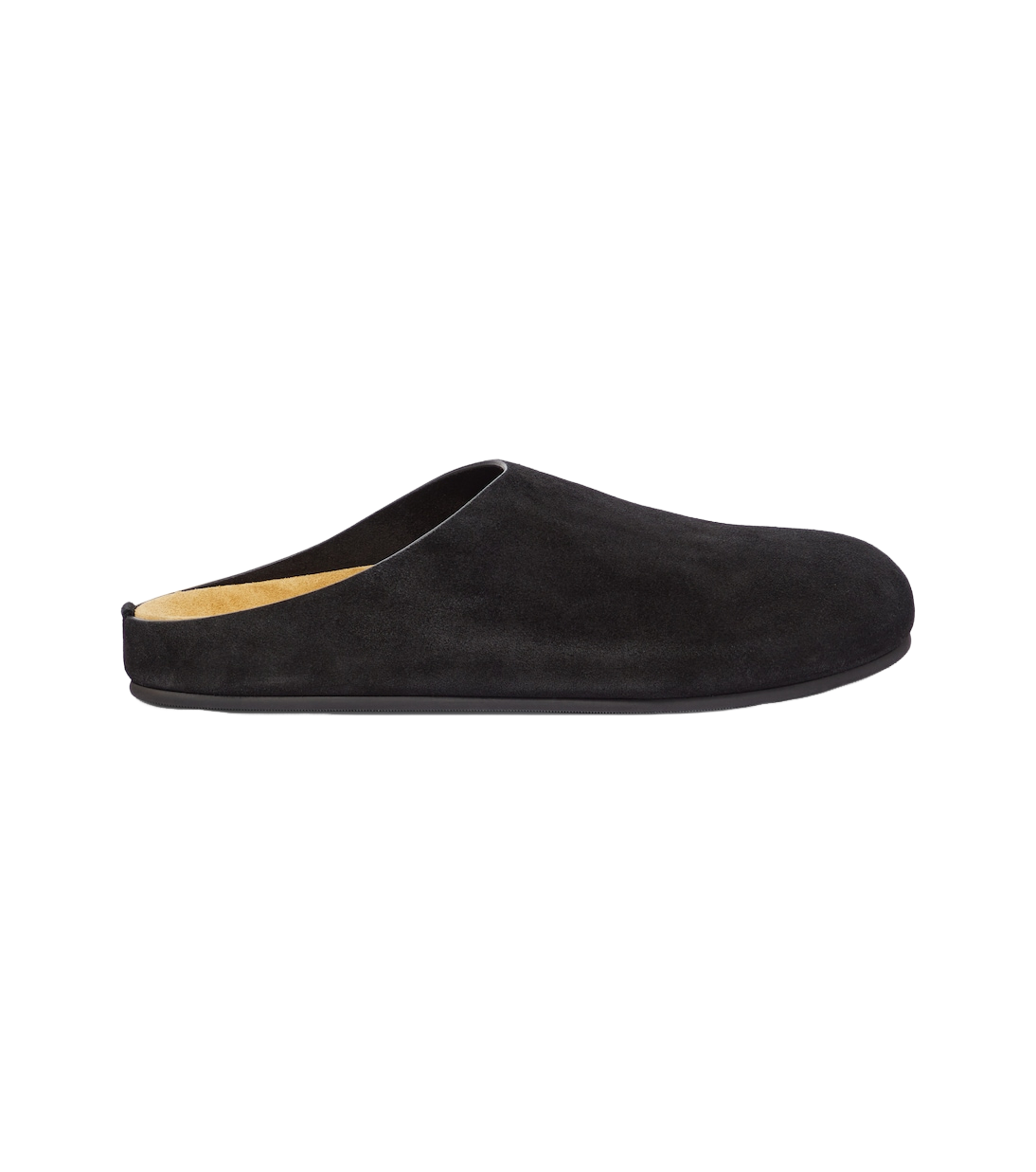 더 로우 휴고 스웨이드 클로그 (컬러 블랙)