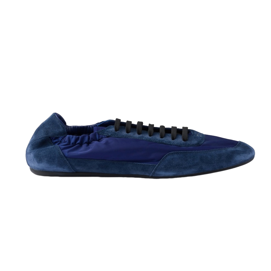 프라다 컬랩스 리나일론 엘라스틱 스니커즈 (남녀공용) (컬러 블루)