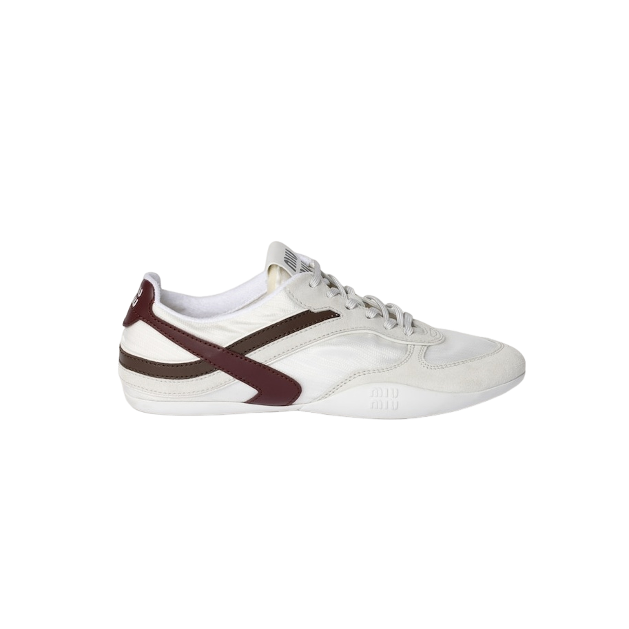 미우미우 김나지움 스웨이드 스니커즈 (컬러 화이트)