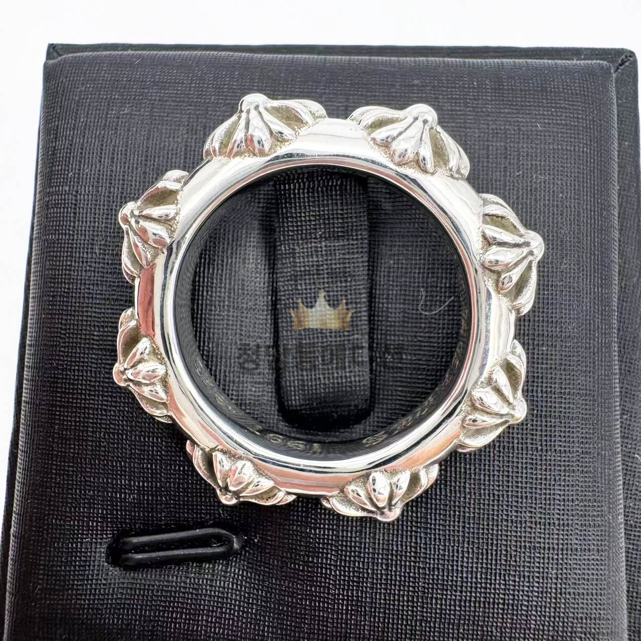 크롬하츠 크로스 밴드 링