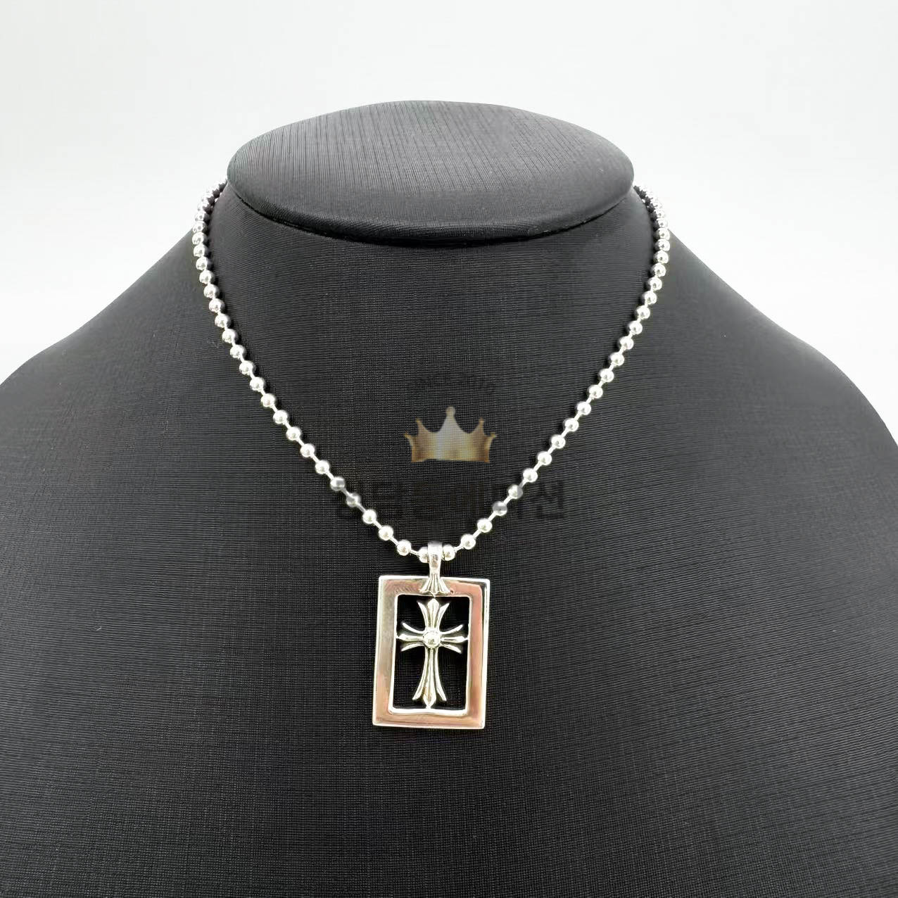 크롬하츠 프레임 오픈 베이비 펫 펜던트