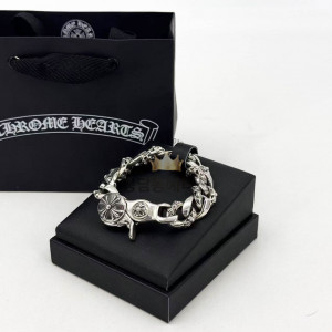 크롬하츠 필리그리 팬시 클립 Flower 팔찌