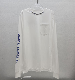 크롬하츠 롤링스톤즈 블루 텅 롱 슬리브 (남녀공용)