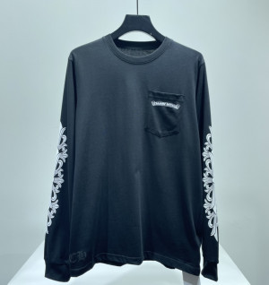 크롬하츠 매티 보이 Aspen 익스클루시브 포켓 티셔츠 (남녀공용) (컬러 블랙,화이트)