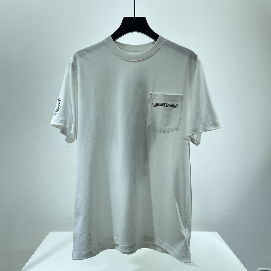 크롬하츠 플로럴 크로스 반팔 (남녀공용)