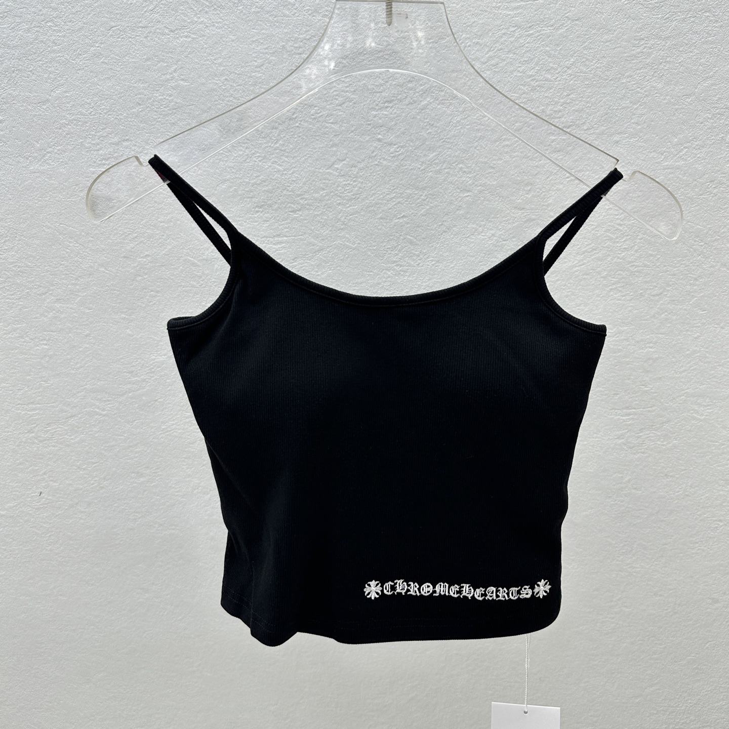 크롬하츠 블랙 스트레치 탱크 탑