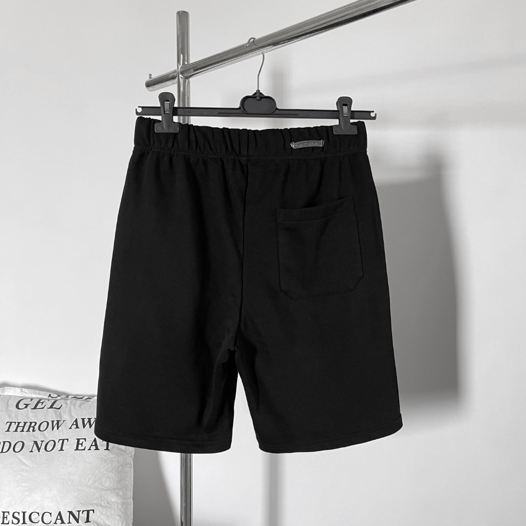 크롬하츠 트리플 크로스 CH로고 엠브로이더드 쇼츠 (남성용)