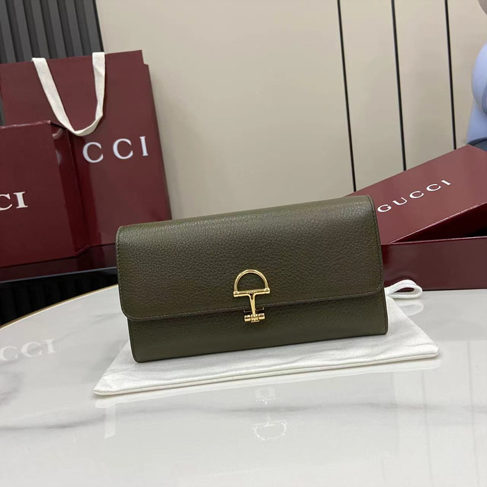 구찌 GG 소프트빗 장지갑 828147 (컬러 그린)