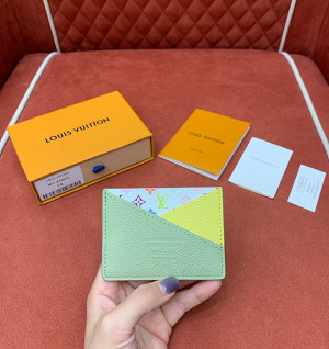 루이비통 x 무라카미 크리스크로스 카드 홀더 M14139