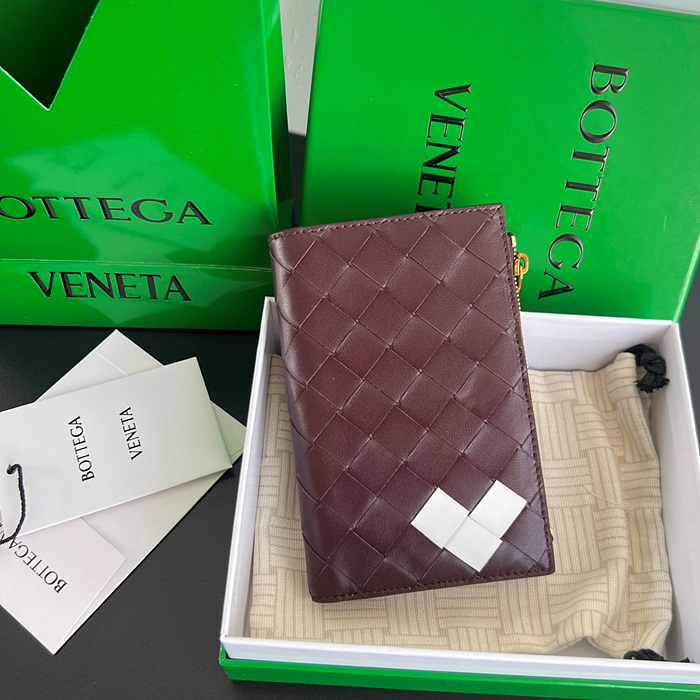 보테가 베네타 미디움 인트레치아토 폴더형 지갑 749940